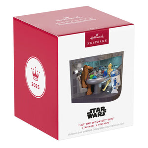 Star Wars: A New Hope™ "Let the Wookiee™ Win" Ornament With Video, Light and Sound