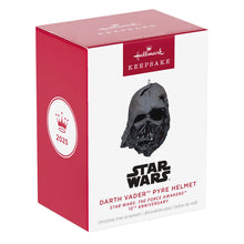 Load image into Gallery viewer, Star Wars: The Force Awakens™ 10th Anniversary Darth Vader™ Pyre Helmet Ornament
