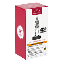 Load image into Gallery viewer, Star Wars: The Mandalorian™ Grogu™ Operating IG-12™ Ornament With Sound
