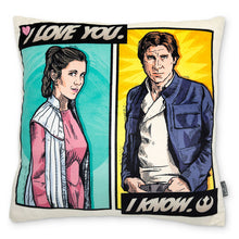 Load image into Gallery viewer, Star Wars™ Han Solo™ and Princess Leia™ Pillow With Sound

