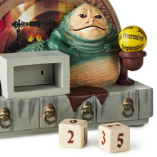 Load image into Gallery viewer, Star Wars™ Jabba the Hutt™ Perpetual Calendar With Sound
