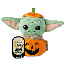 Load image into Gallery viewer, itty bittys® Star Wars: The Mandalorian™ Grogu™ Jack-o&#39;-Lantern Plush
