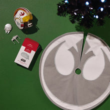 Load image into Gallery viewer, Mini Star Wars™ Red Five Rebel Pilot ShowToppers Musical Tree Topper With Light, 3" - Hallmark Timmins
