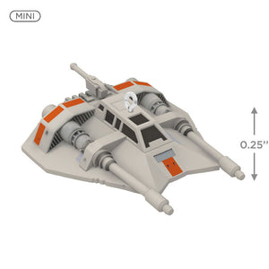 Mini Star Wars: The Empire Strikes Back™ Rebel Snowspeeder™ Ornament, 0.25"