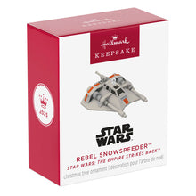 Load image into Gallery viewer, Mini Star Wars: The Empire Strikes Back™ Rebel Snowspeeder™ Ornament, 0.25&quot;
