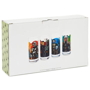 Star Wars: The Mandalorian™ Drinking Glasses, Set of 4