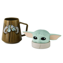 Load image into Gallery viewer, Star Wars: The Mandalorian™ Grogu™ Lidded Mug With Sound, 17 oz.
