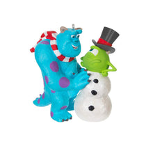 Load image into Gallery viewer, Disney/Pixar Monsters, Inc. Sulley Builds a Snow-Mike Ornament
