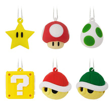 Load image into Gallery viewer, Mini Nintendo Super Mario™ Shatterproof Hallmark Ornaments, Set of 6
