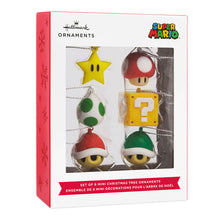 Load image into Gallery viewer, Mini Nintendo Super Mario™ Shatterproof Hallmark Ornaments, Set of 6
