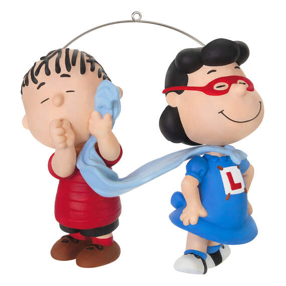 The Peanuts® Gang Super Lucy and Linus Ornament