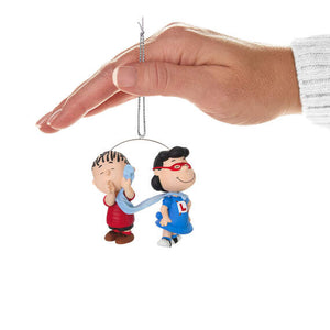 The Peanuts® Gang Super Lucy and Linus Ornament