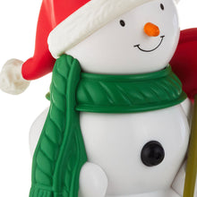 Load image into Gallery viewer, Jolly in the John Holiday Snowman With Sound

