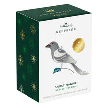 Load image into Gallery viewer, The Beauty of Birds Ghost Magpie Ornament

