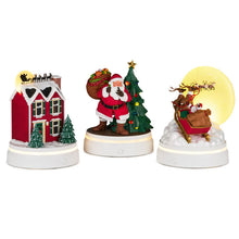 Load image into Gallery viewer, The Night Before Christmas Interactive Figurines With Light and Sound, Set of 3
