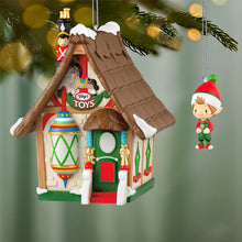 Load image into Gallery viewer, Welcome to Elfville Tony's Toys Ornaments, Set of 2 - Hallmark Timmins
