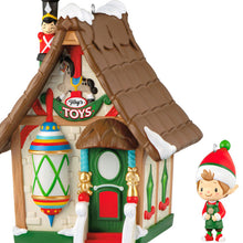 Load image into Gallery viewer, Welcome to Elfville Tony's Toys Ornaments, Set of 2 - Hallmark Timmins

