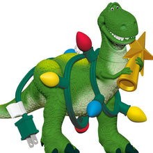 Load image into Gallery viewer, Disney/Pixar Toy Story Wrapped-Up Rex Ornament - Hallmark Timmins
