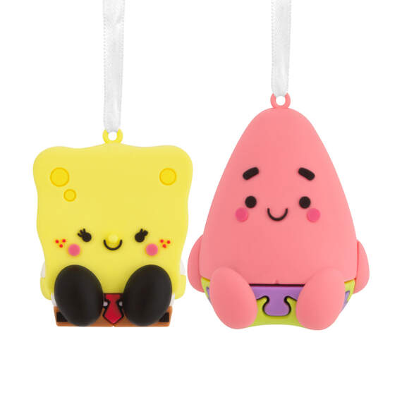 Better Together Nickelodeon SpongeBob SquarePants and Patrick Star Magnetic Hallmark Ornaments, Set of 2