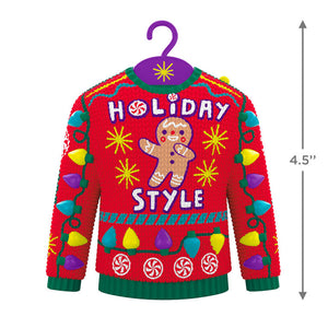 Holiday Style Musical Ornament With Light