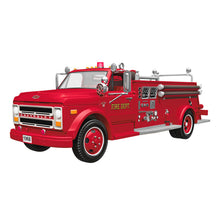 Load image into Gallery viewer, Fire Brigade 1968 Chevrolet® Fire Engine 2025 Ornament With Light
