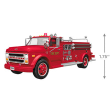 Load image into Gallery viewer, Fire Brigade 1968 Chevrolet® Fire Engine 2025 Ornament With Light
