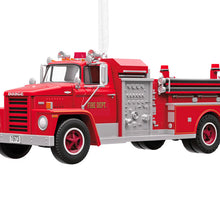 Load image into Gallery viewer, Fire Brigade 1973 Dodge C800 Fire Engine 2026 Ornament With Light - Hallmark Timmins
