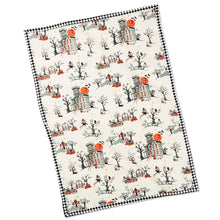 Load image into Gallery viewer, Vintage Halloween Scenes Tea Towel, 18x26
