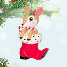 Load image into Gallery viewer, Vintage Reindeer Porcelain Ornament

