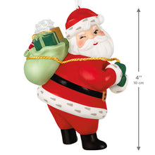 Load image into Gallery viewer, Vintage Santa Porcelain Ornament - Hallmark Timmins
