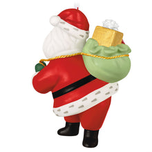 Load image into Gallery viewer, Vintage Santa Porcelain Ornament - Hallmark Timmins
