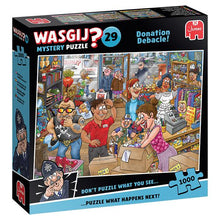 Load image into Gallery viewer, Donation Debacle! - 1000 Piece Puzzle by wasgij?
