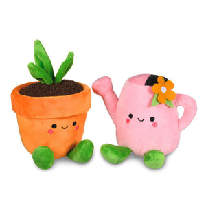 Better Together Watering Can and Plant Magnetic Plush Pair, 4.5"