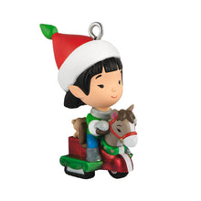 Load image into Gallery viewer, Mini Welcome to Elfville Tilly Ornament, 1"
