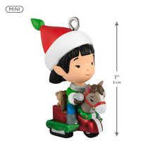 Load image into Gallery viewer, Mini Welcome to Elfville Tilly Ornament, 1"
