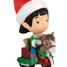 Load image into Gallery viewer, Mini Welcome to Elfville Tilly Ornament, 1"
