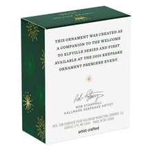 Load image into Gallery viewer, Mini Welcome to Elfville Tilly Ornament, 1"
