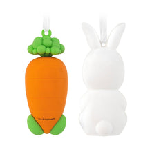 Load image into Gallery viewer, Better Together Bunny and Carrot Magnetic Hallmark Ornaments, Set of 2
