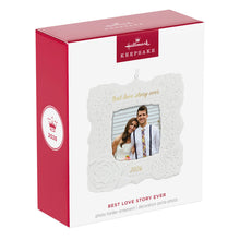 Load image into Gallery viewer, Best Love Story Ever 2026 Photo Frame Porcelain Ornament
