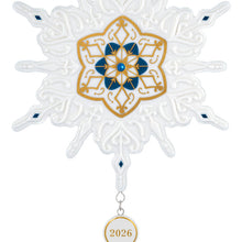 Load image into Gallery viewer, Snowflake 2026 Porcelain Ornament
