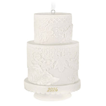 Load image into Gallery viewer, Wedding Cake 2026 Porcelain Ornament
