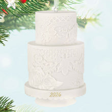Load image into Gallery viewer, Wedding Cake 2026 Porcelain Ornament
