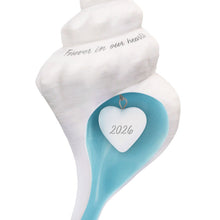 Load image into Gallery viewer, Forever in Our Hearts Shell 2026 Porcelain Ornament
