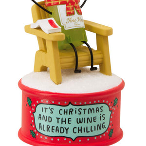 Wine Is Chilling Hallmark Ornament