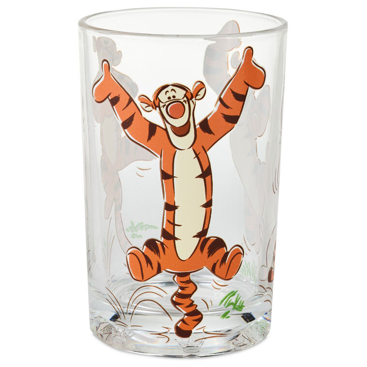 Disney Winnie the Pooh Bouncing Tigger Collectible Drinking Glass, 13.5 oz.