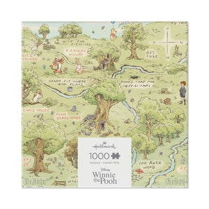 Disney Winnie the Pooh Hundred Acre Wood Map 1000-Piece Puzzle