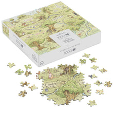 Load image into Gallery viewer, Disney Winnie the Pooh Hundred Acre Wood Map 1000-Piece Puzzle
