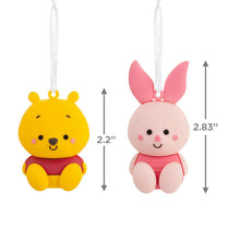 Load image into Gallery viewer, Better Together Disney Winnie the Pooh and Piglet Magnetic Hallmark Ornaments, Set of 2
