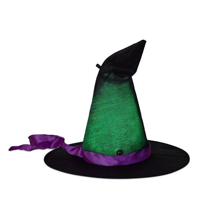 Witch's Hat Motion-Activated Decoration With Light and Sound