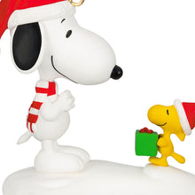 Load image into Gallery viewer, Peanuts® Spotlight on Snoopy The Perfect Gift Ornament - Hallmark Timmins
